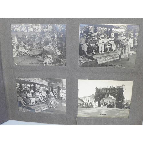 661 - A collection of Royalty postcards, an album, The Royal Visit of The Duke and Duchess of York to Aust... 