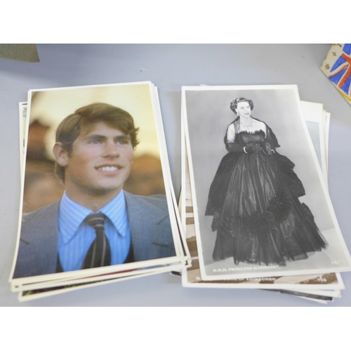 661 - A collection of Royalty postcards, an album, The Royal Visit of The Duke and Duchess of York to Aust... 