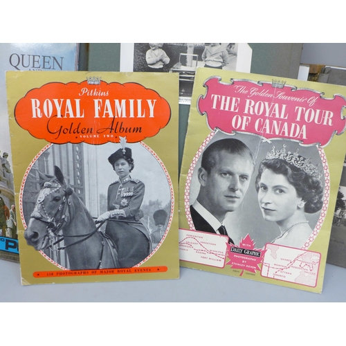 661 - A collection of Royalty postcards, an album, The Royal Visit of The Duke and Duchess of York to Aust... 