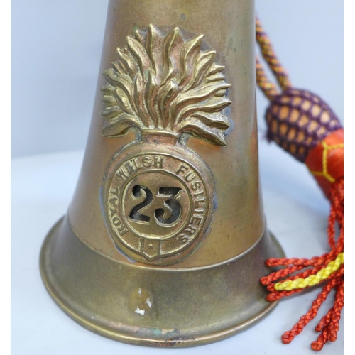 666 - A military bugle, Royal Welsh Fusiliers