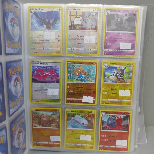 680 - 270 Holographic Pokemon cards in folder