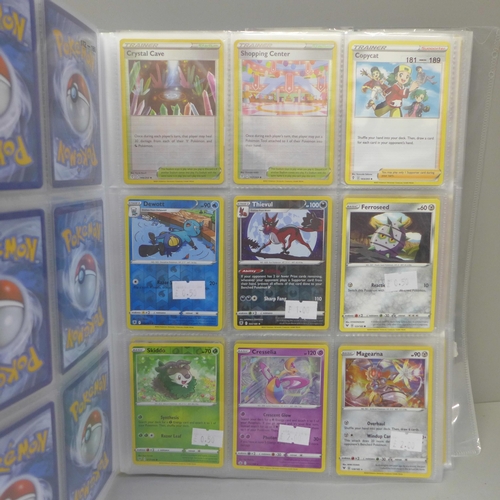 680 - 270 Holographic Pokemon cards in folder