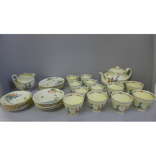 707 - A Crown Staffordshire tea set