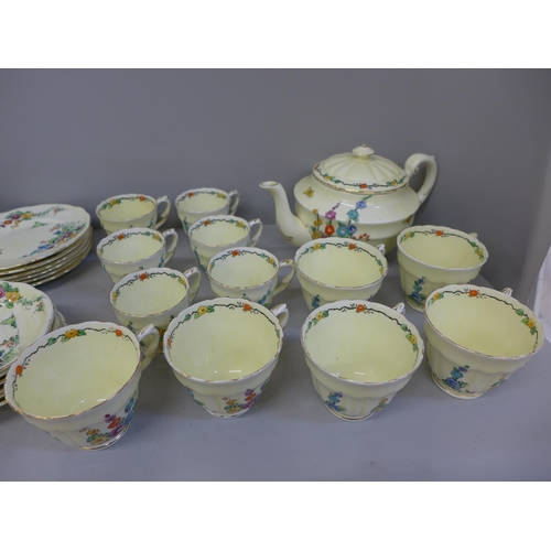 707 - A Crown Staffordshire tea set