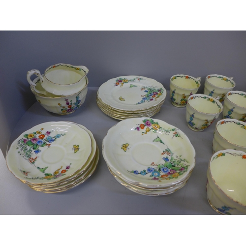 707 - A Crown Staffordshire tea set