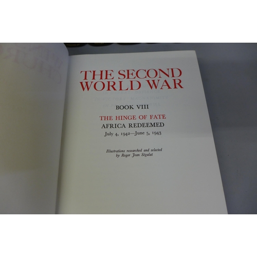 708 - Ten volumes, Winston Churchill, The Second World War