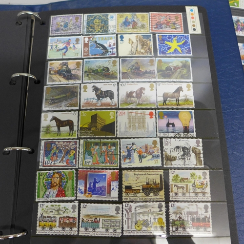 742 - GB and other stamps in album and several stamps on stock cards