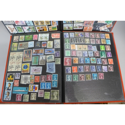 745 - Two albums of international stamps