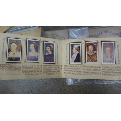 753 - A large quantity of cigarette and tea cards in albums