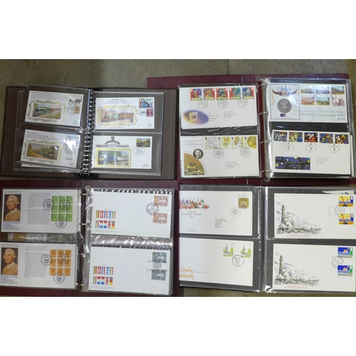 757 - Four albums of first day covers