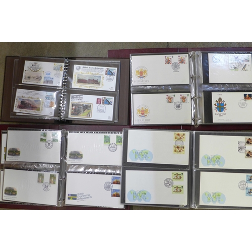 757 - Four albums of first day covers