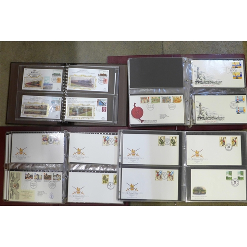 757 - Four albums of first day covers