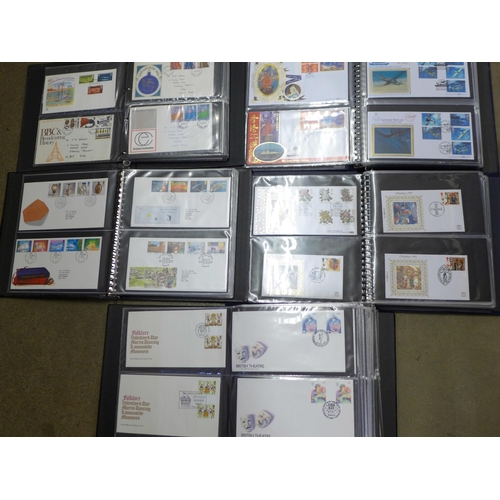 767 - Five albums of first day covers