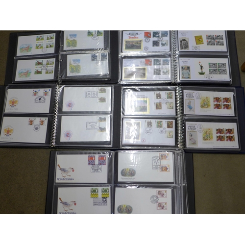 767 - Five albums of first day covers