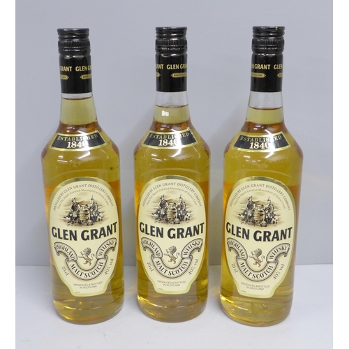 795 - Three bottles of Glen Grant Highland Malt Scotch Whisky