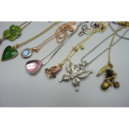 871 - Designer necklaces including Hanka, Paris, Les Neredies, Nine West, etc.