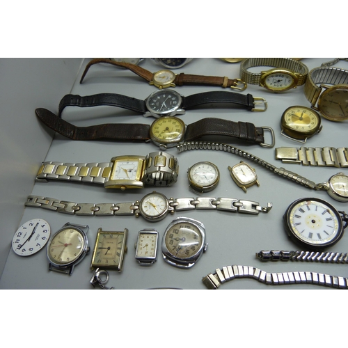 878 - A collection of lady's and gentleman's wristwatches