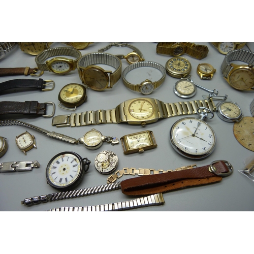 878 - A collection of lady's and gentleman's wristwatches