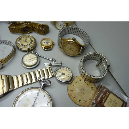 878 - A collection of lady's and gentleman's wristwatches