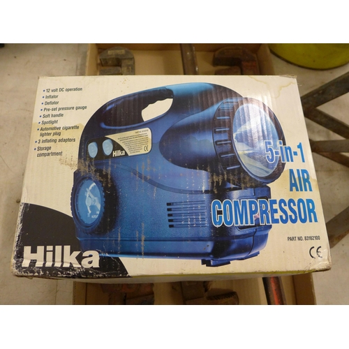 2053 - A Hilka 5 in 1 air compressor