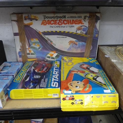 2065 - 3 Slot racing games - My First Scalextric, Start! and Matchbox Race and Chase