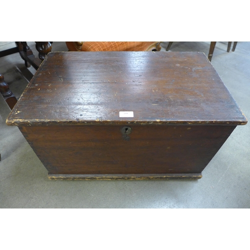 149 - A Victorian stained pine box