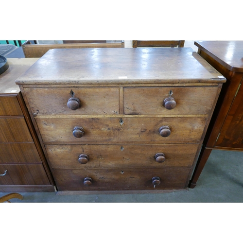 203 - A Victorian mahogany chest of drawers