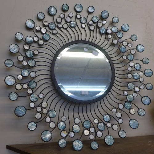 330 - A contemporary circular mirror