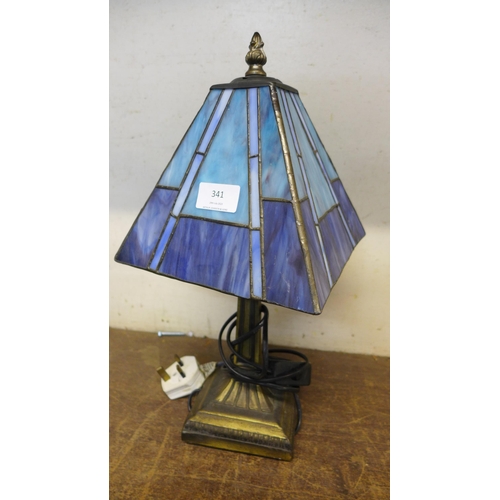 341 - A Tiffany style table lamp