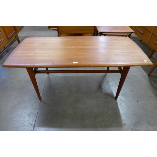 42 - A large Danish teak coffee table