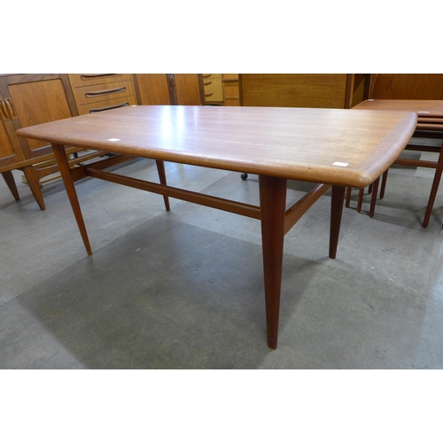 42 - A large Danish teak coffee table