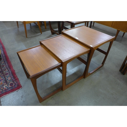 50 - A G-Plan Quadrille teak nest of tables