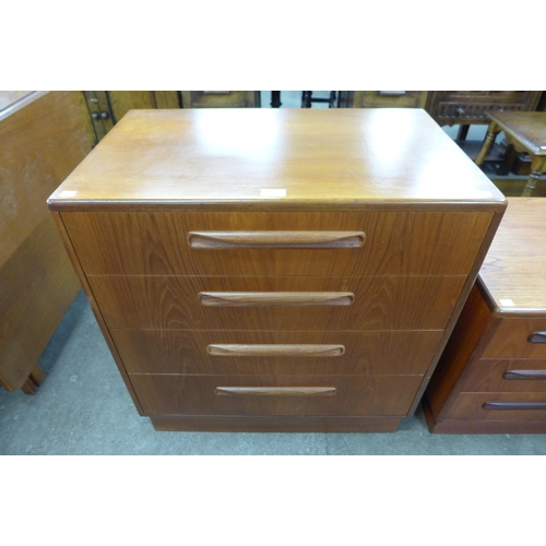 62 - A G-Plan Fresco teak chest of drawers