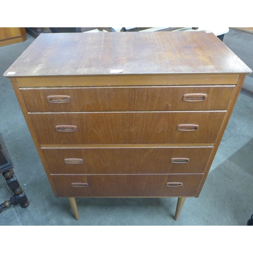 98 - A Danish teak chest of drawers