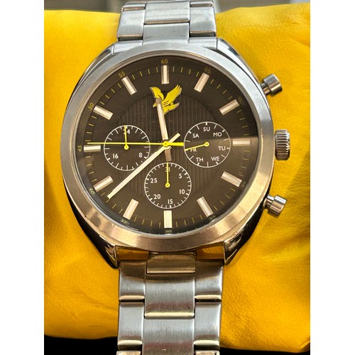 2113 - A Lyle and Scott silver bracelet wristwatch * this lot is subject to VAT