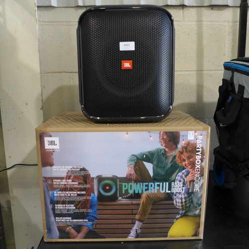 3001 - Jbl Partybox Encore Bluetooth Speaker, original RRP £199.99 + VAT (298-167) *This lot is subject to ... 