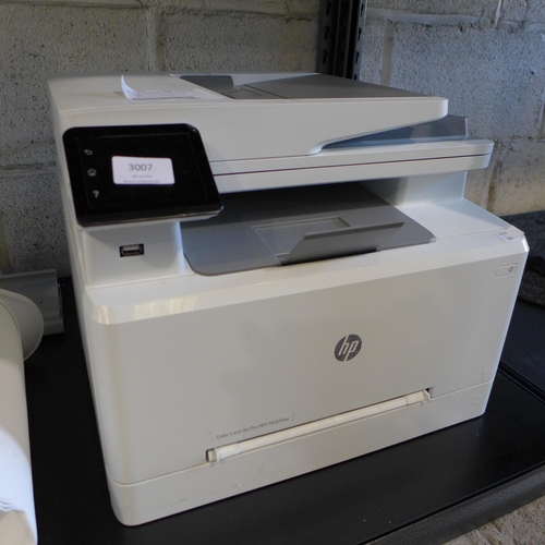 3007 - HP Colour Laserjet Pro Printer, model M283Fdw, original RRP £344.99 + VAT (298-385) *This lot is sub... 