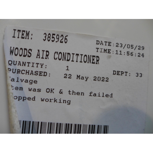 3008 - Woods Air Conditioner - (No Remote) original RRP £249.99 + VAT (298-165) *This lot is subject to VAT