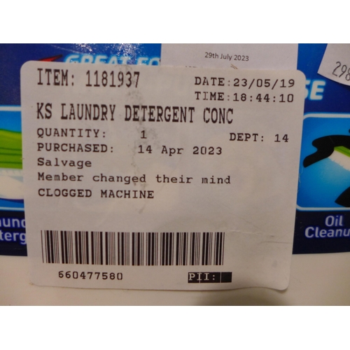 3011 - Ks Laundry Detergent Concentrate non bio (12.7Kg) and Vanish Gold Oxi Action 2.4Kg  (298-173,382) *T... 