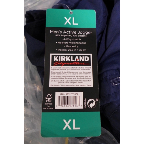 3036 - Assorted men's Kirkland Signature joggers - mixed colours and sizes * this lot is subject to VAT