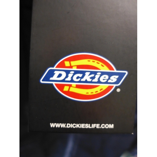 3065 - Four men's Dickie's navy utility bodywarmers - size M * this lot is subject to VAT