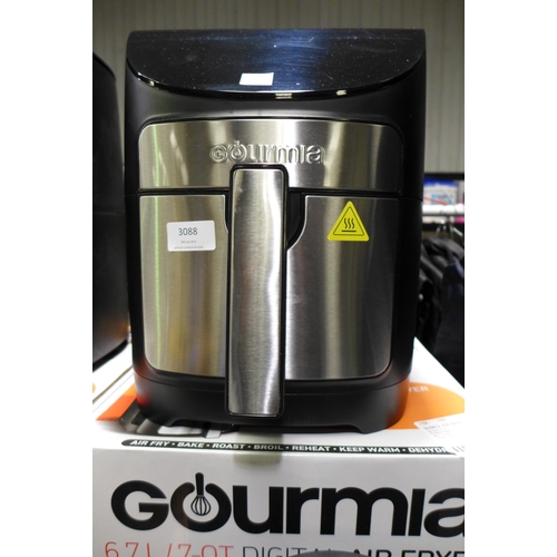 3088 - Gourmia Air Fryer 7Qt      (294-308)    * This lot is subject to vat