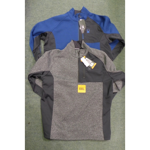 3104 - A quantity of men's Spyder ¼ zip fleeces - mixed sizes/colours * this lot is subject to VAT