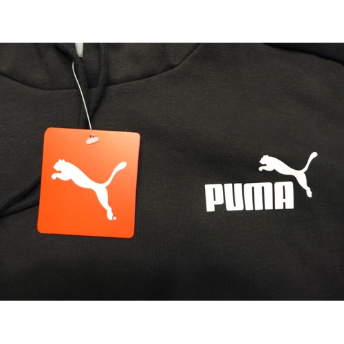 3107 - A quantity of men's black Puma hoodies - mixed sizes * this lot is subject to VAT