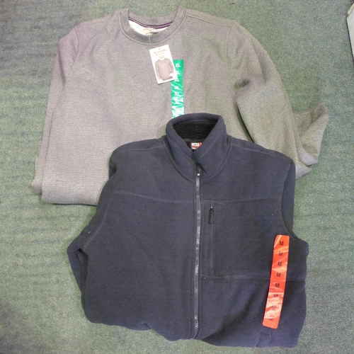 3115 - A quantity of men's fleeces and jumpers - mixed sizes/colours * this lot is subject to VAT