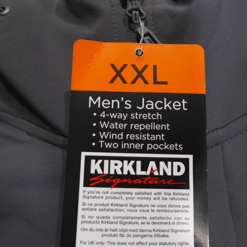 3117 - A quantity of men's grey water repellent zip-up jackets - mixed sizes * this lot is subject to VAT