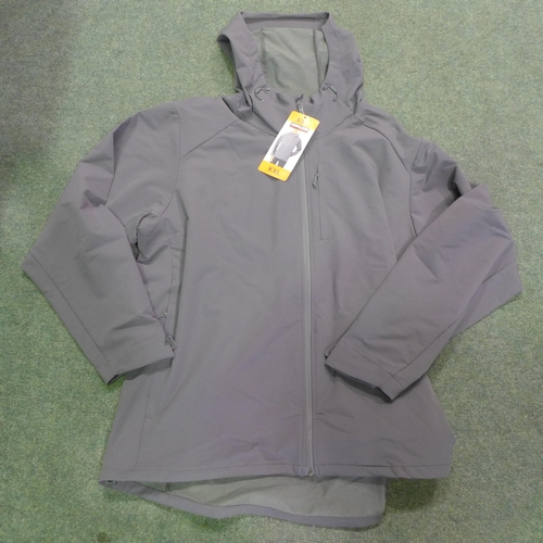 3118 - A quantity of men's grey water repellent zip-up jackets - mixed sizes * this lot is subject to VAT