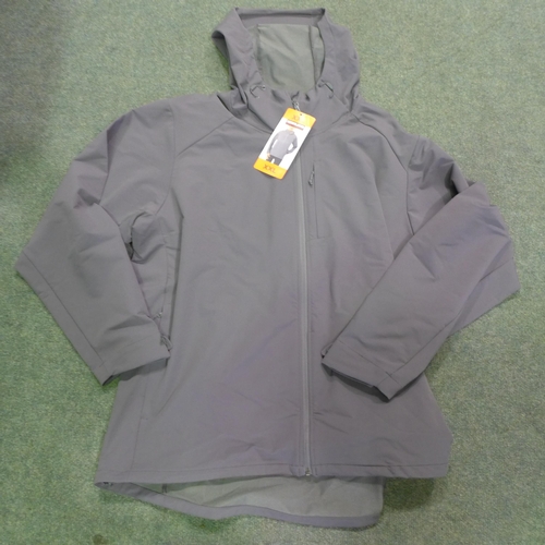 3119 - A quantity of men's grey water repellent zip-up jackets - mixed sizes * this lot is subject to VAT