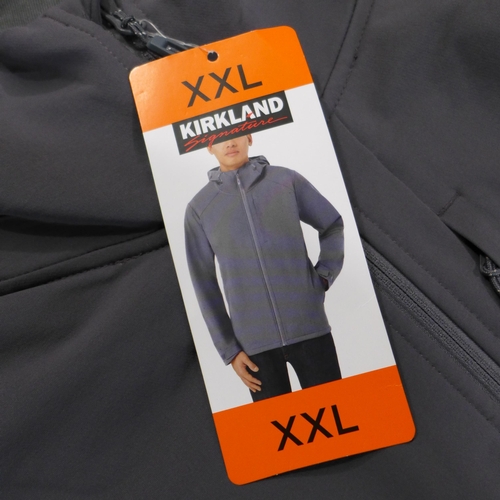 3119 - A quantity of men's grey water repellent zip-up jackets - mixed sizes * this lot is subject to VAT