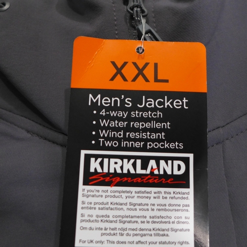 3119 - A quantity of men's grey water repellent zip-up jackets - mixed sizes * this lot is subject to VAT